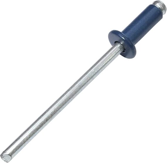REMACHE MATRICULA METACRILATO AZUL