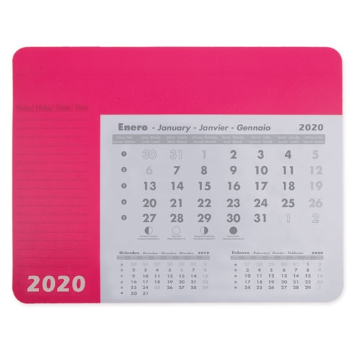 ALFOMBRILLA CALENDARIO FUCSIA / E-004-FU