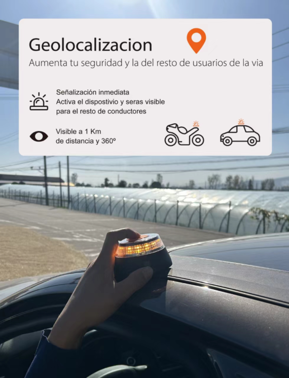 Seña V16 Geolocalizada DGT