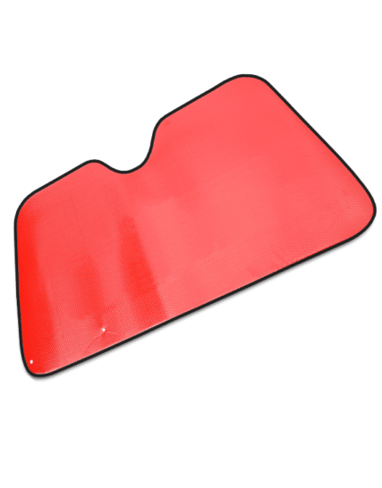 Parasol Aluminio Extra Fondo Rojo 130x70 cm Burbuja